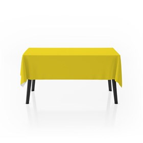 Tischdecke aus Wolle als Meterware - Solid Yellow