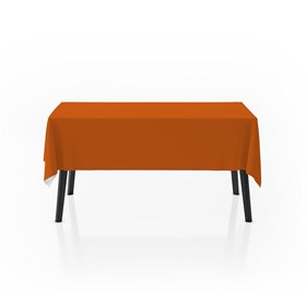 Tischtuch aus Wolle als Meterware - Unifarben Orange