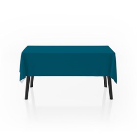 Tischdecke aus Wolle als Meterware - Solid Blue
