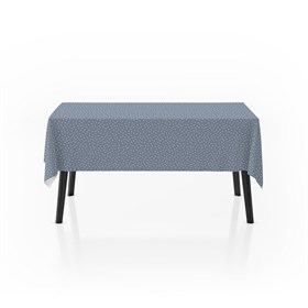 Tischdecke aus Wolle als Meterware - Blue Dots