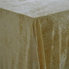 Nervöse Velours-Tischdecken - Gold - 4 Packungen - 12 Meter