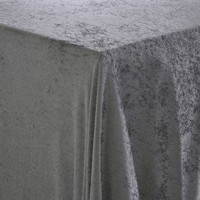 Tischtuch - Nervöses Velours - Silber - 150x300 cm - Boligland