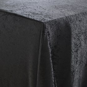 Tischtuch - Nervous Velour - Black - 150x300 cm - Boligland