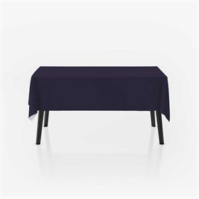 Tischdecke aus Wolle als Meterware - Solid Blue