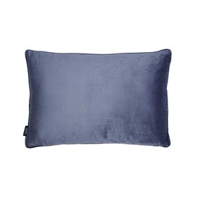 Velours Sofakissen 35x50 cm - Hilda - Staubig blau